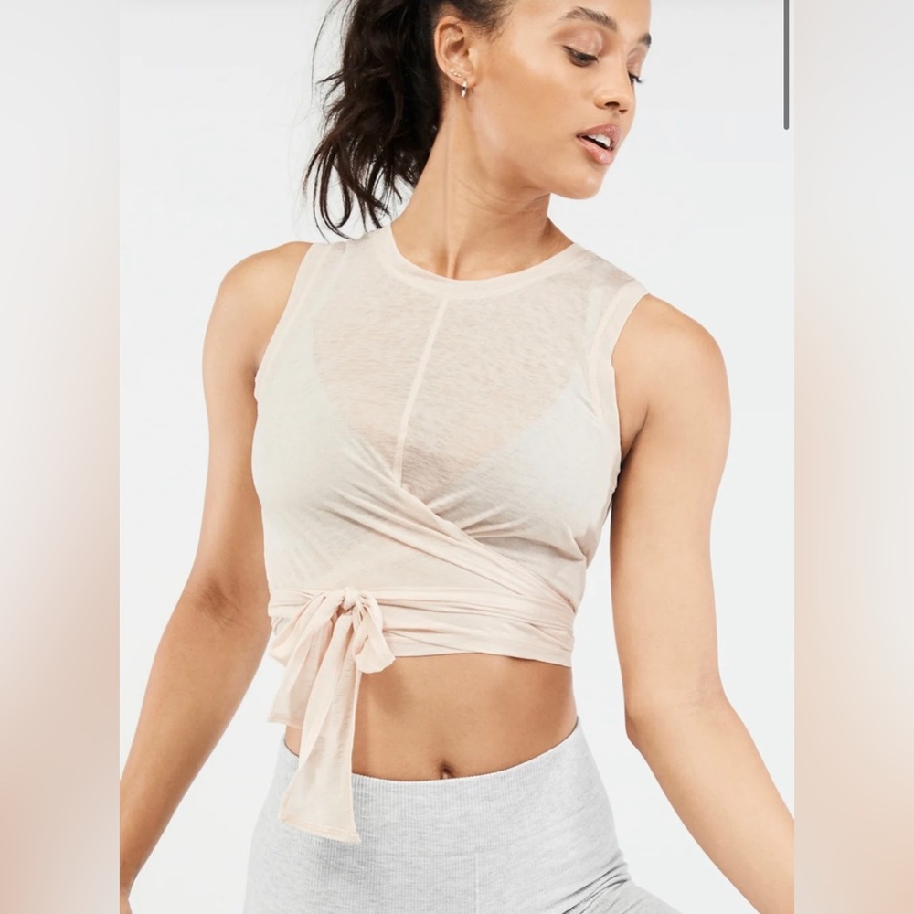Fabletics- Ryan Tie Up Crop Tank